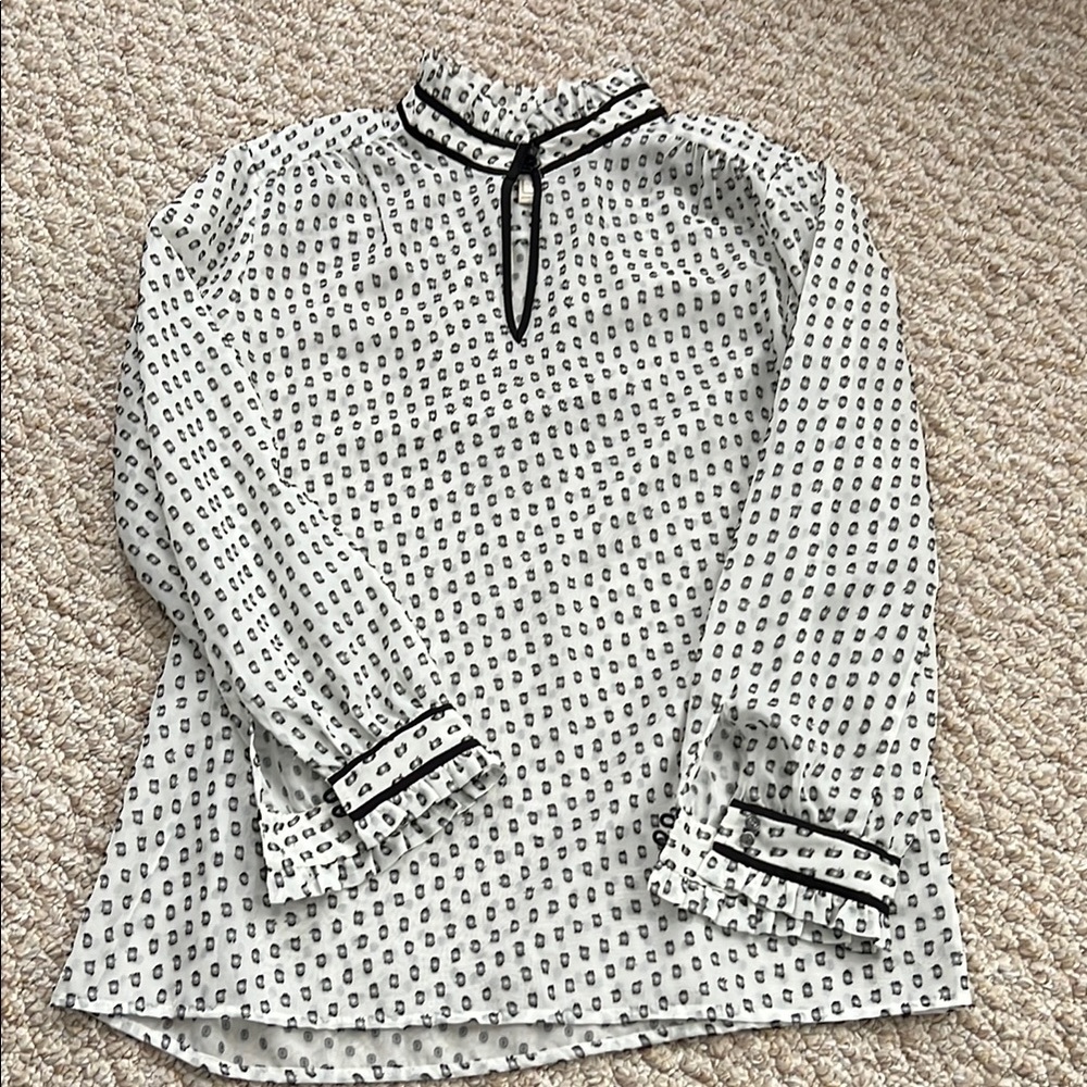 J. Crew Factory Ruffled Blouse